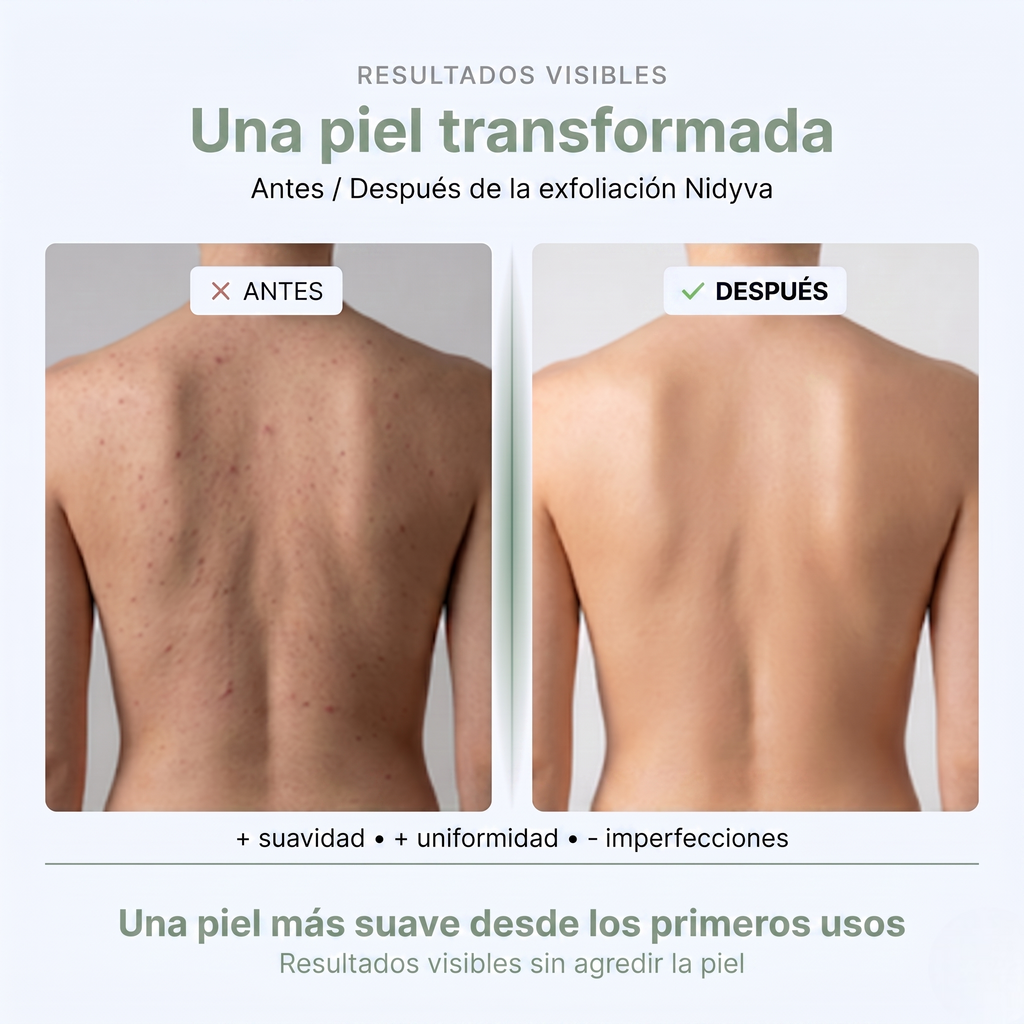 Toalla de ducha exfoliante antibacteriana Nidyva