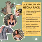 Toalla de ducha exfoliante antibacteriana Nidyva