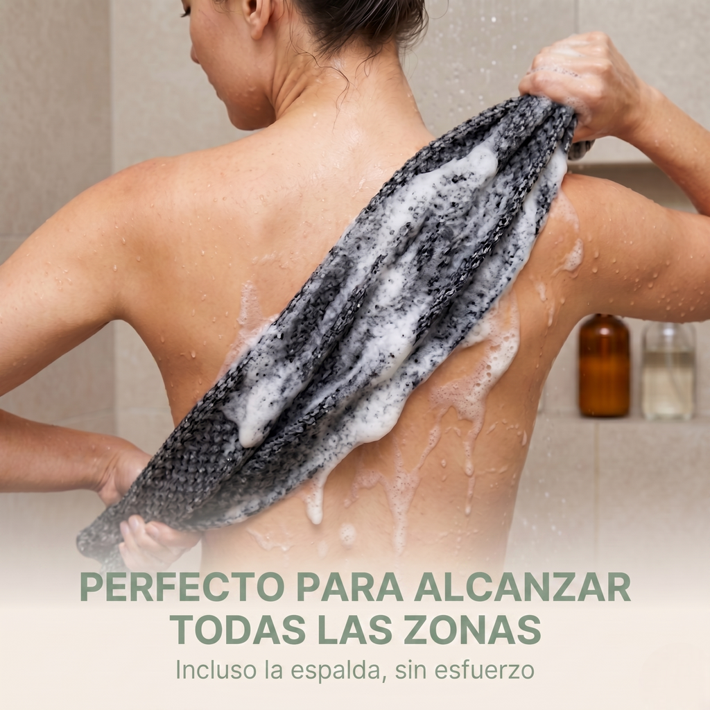 Toalla de ducha exfoliante antibacteriana Nidyva