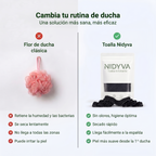 Toalla de ducha exfoliante antibacteriana Nidyva