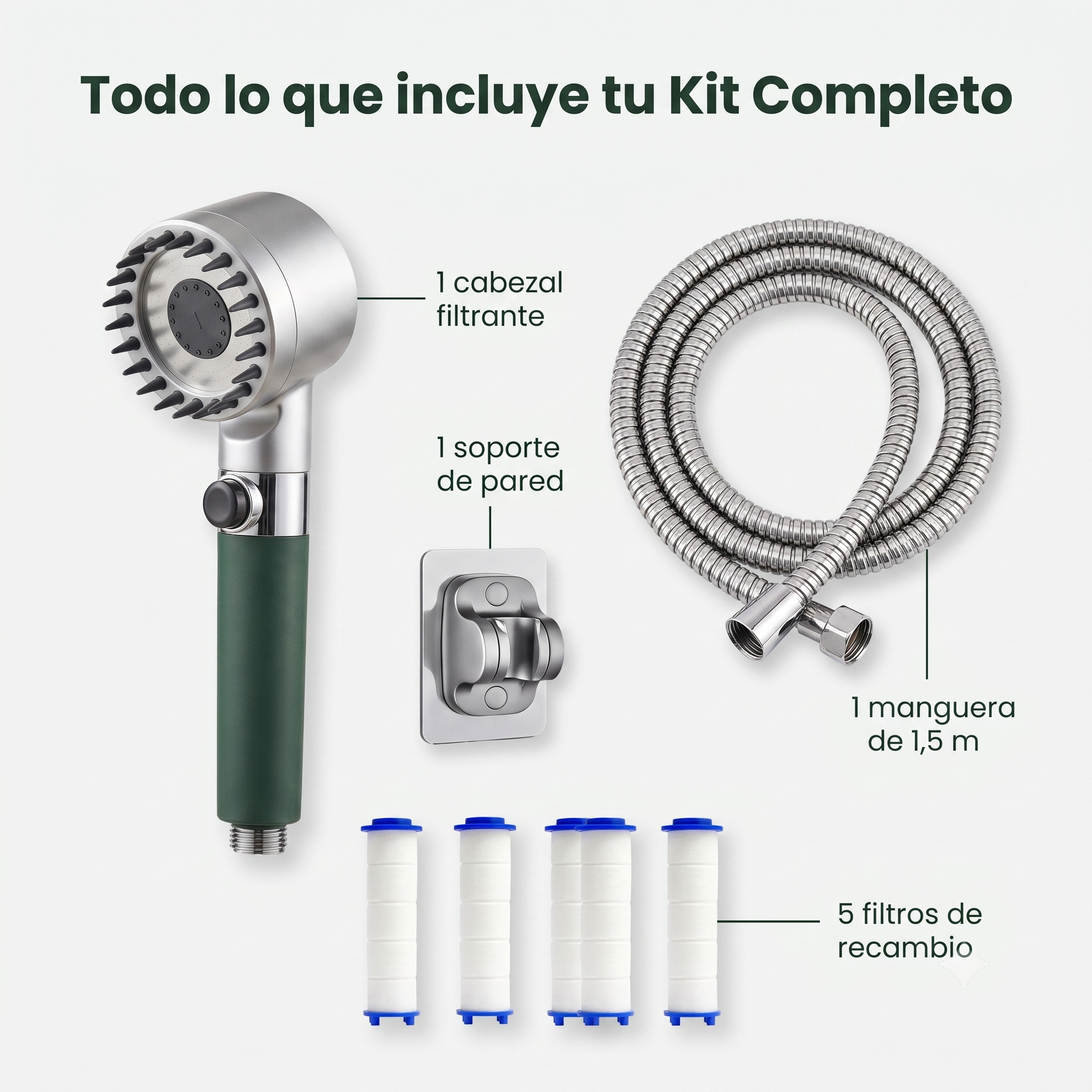 Cabezal de Ducha Filtrante Nidyva
